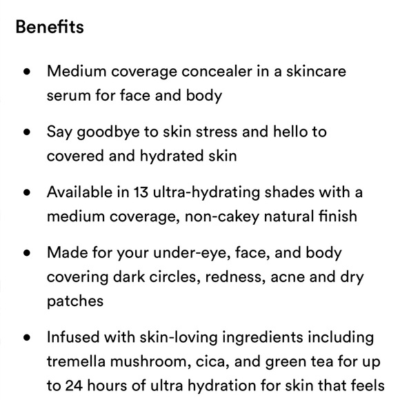 $7❤️‍🔥 LAST 1! NYX Bare With Me Hydrating Face & Body Concealer Serum MEDIUM - Picture 8 of 10